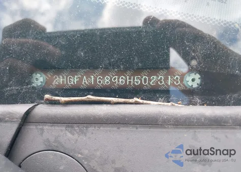 2006 Honda Civic Ex z USA, uszkodzony, nr VIN 2HGFA16896H502313